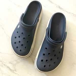 Navy Blue Crocs